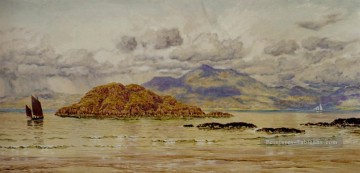 Maiden Island paysage marin Brett John Peinture à l'huile